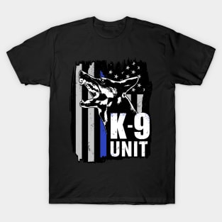 K-9 Unit - Police Unit - German Shepherd T-Shirt